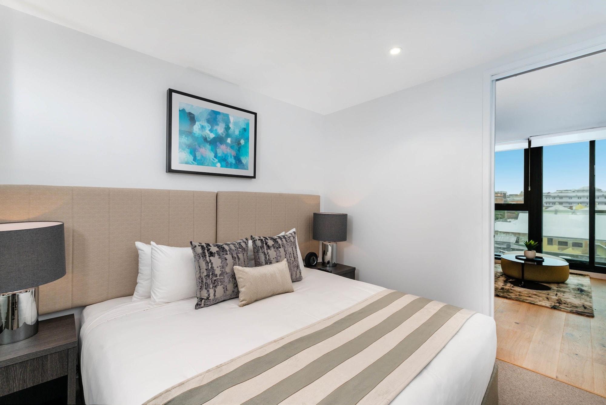 Fv By Peppers Aparthotel Brisbane Exterior foto A bedroom at the hotel