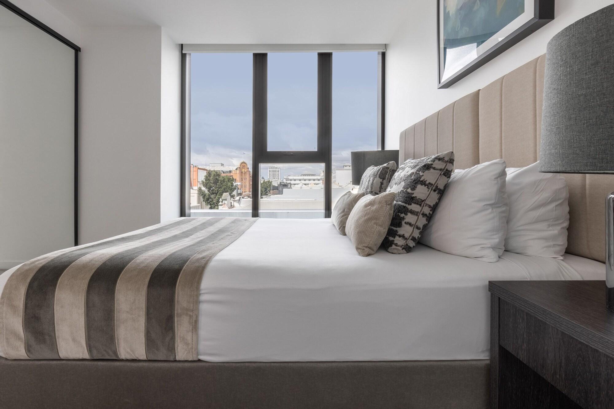 Fv By Peppers Aparthotel Brisbane Exterior foto A bedroom at the hotel